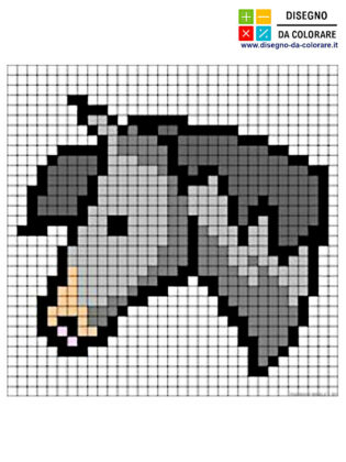 pixel art animali
