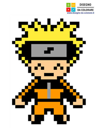 pixel art naruto
