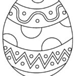 uovo di pasqua da colorare