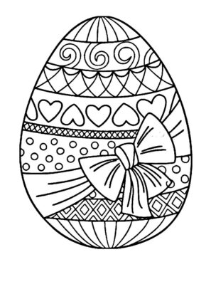 uovo di pasqua disegno