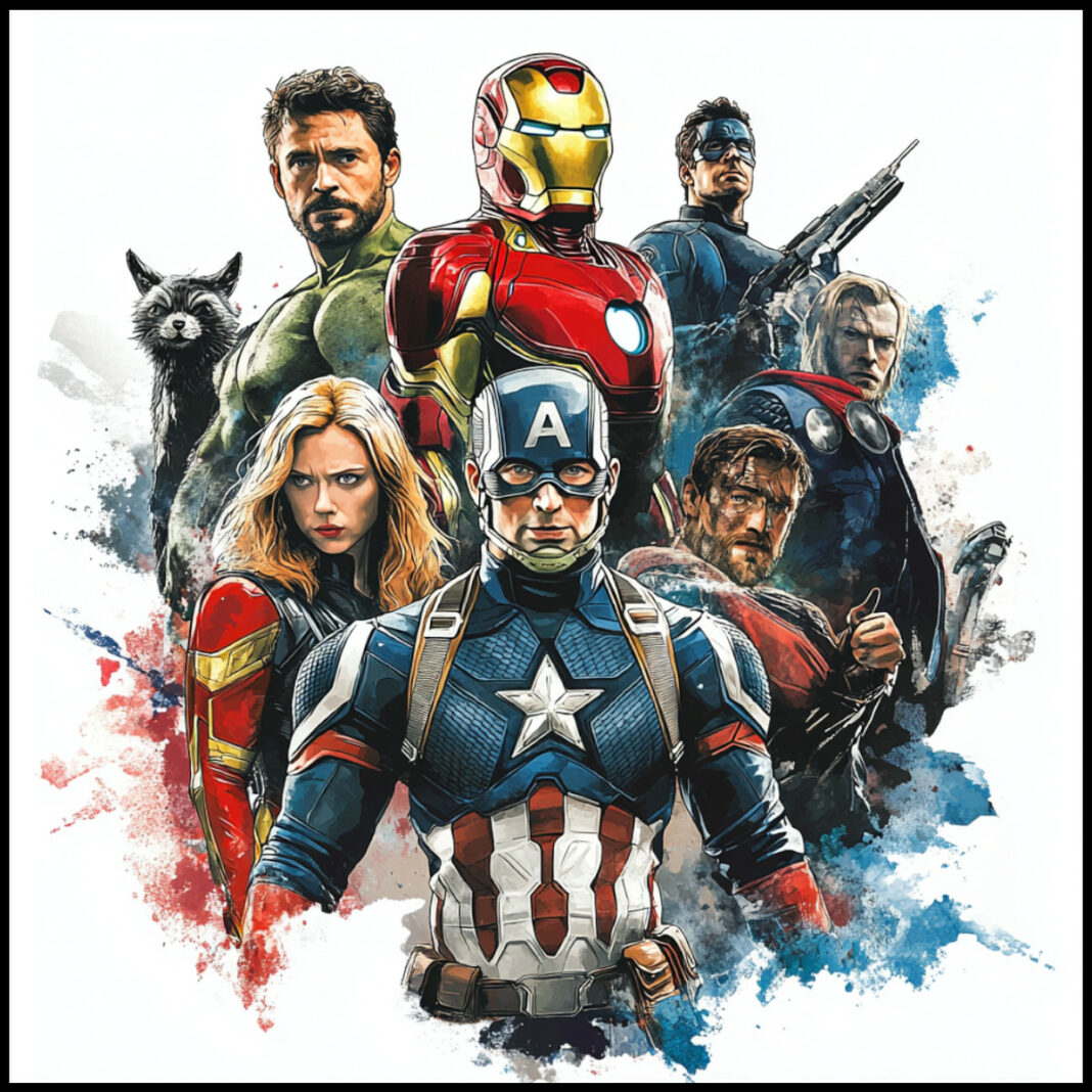 avengers da colorare