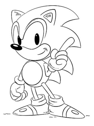 disegni di sonic