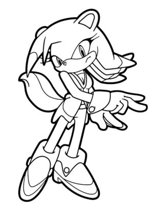 disegno di sonic
