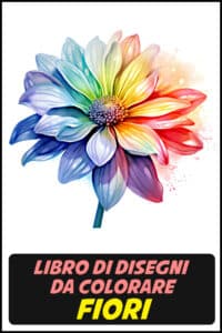 fiori da colorare pdf