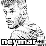 neymar da colorare