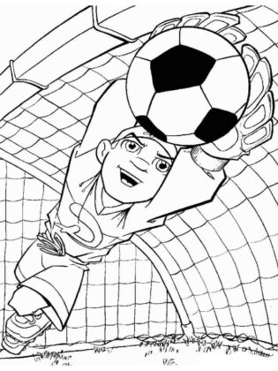 pallone da calcio disegno