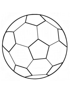 pallone da calcio disegno