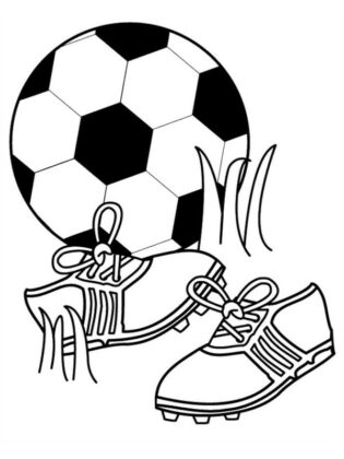 pallone da calcio disegno