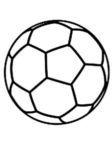 pallone da calcio disegno