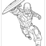 capitan america da stampare