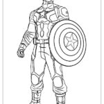 capitan america da stampare