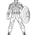 capitan america da stampare