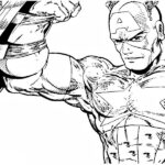 disegni capitan america da colorare