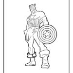 disegni capitan america da colorare