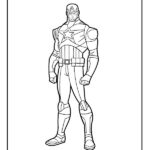 disegni capitan america da colorare