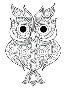 disegni da colorare mandala animali