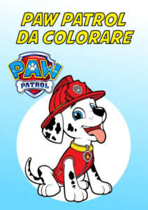 disegni da colorare paw patrol marshall