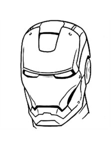 disegni iron man da colorare