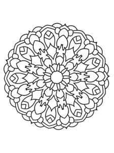 disegni mandala da colorare per adulti