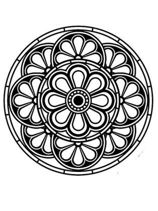 disegni mandala da colorare per adulti