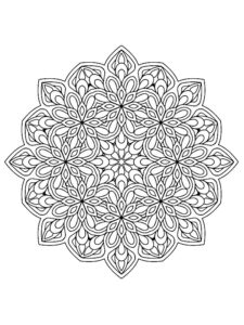 disegni mandala per adulti da stampare e colorare