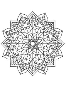 disegni mandala per adulti da stampare e colorare