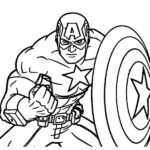 immagini capitan america da colorare