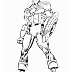 immagini capitan america da colorare