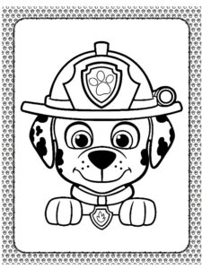 marshall paw patrol disegno