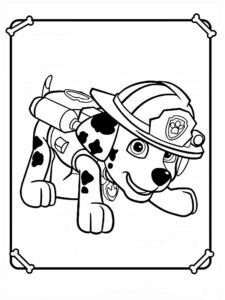 marshall paw patrol disegno