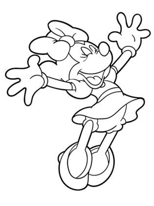 minnie da colorare