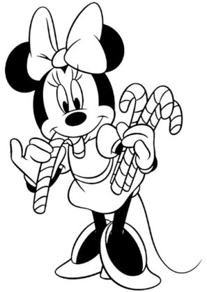 minnie disegni da colorare