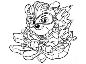 rubble paw patrol disegno