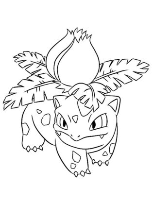 bulbasaur pokemon da stampare