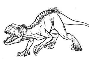dinosauri da colorare velociraptor