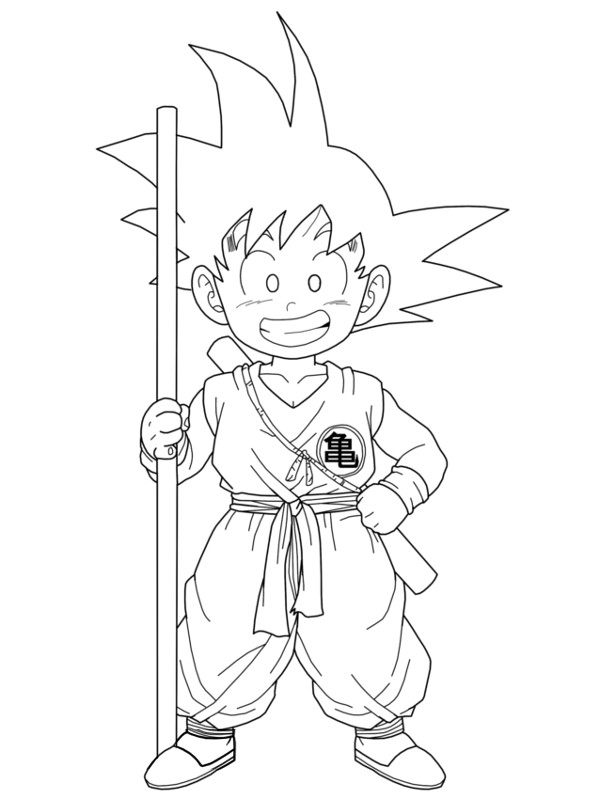 Goku Da Colorare 20 Immagini Da Stampare