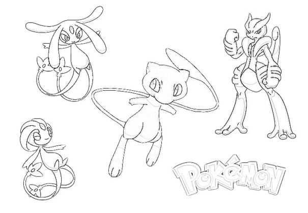 disegni pokemon leggendari
