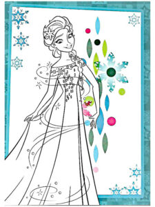 elsa disegni da colorare