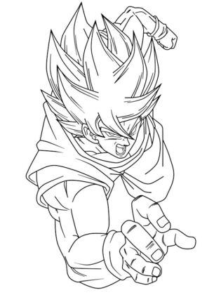 goku da colorare