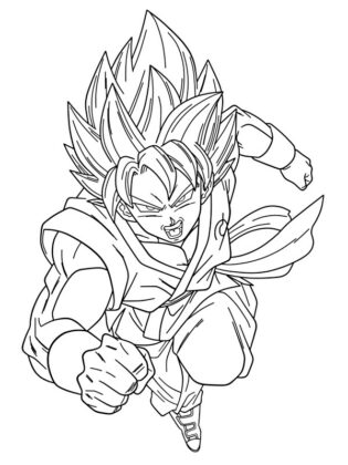 goku da colorare