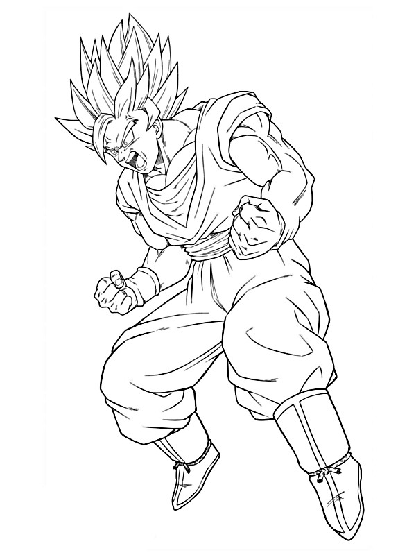 Goku Da Colorare 20 Immagini Da Stampare