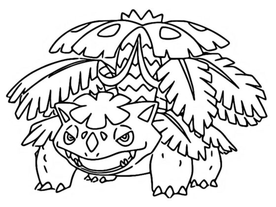 pokemon bulbasaur da colorare