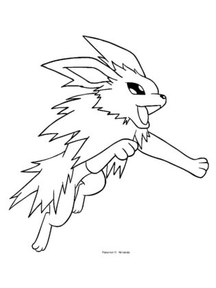 pokemon eevee evoluzioni da colorare