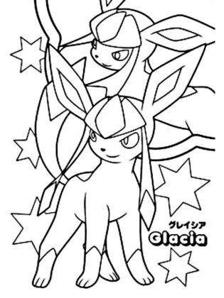 pokemon eevee evoluzioni da colorare