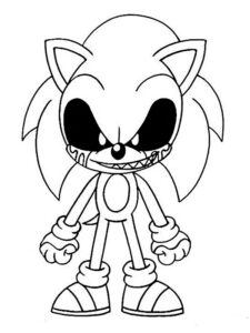 sonic.exe da colorare