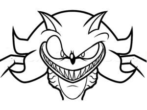 sonic.exe disegno