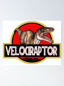 velociraptor colorato