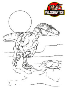 velociraptor disegno