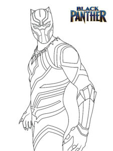 black panther disegno