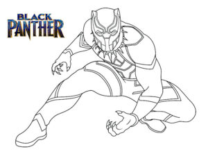 black panther disegno